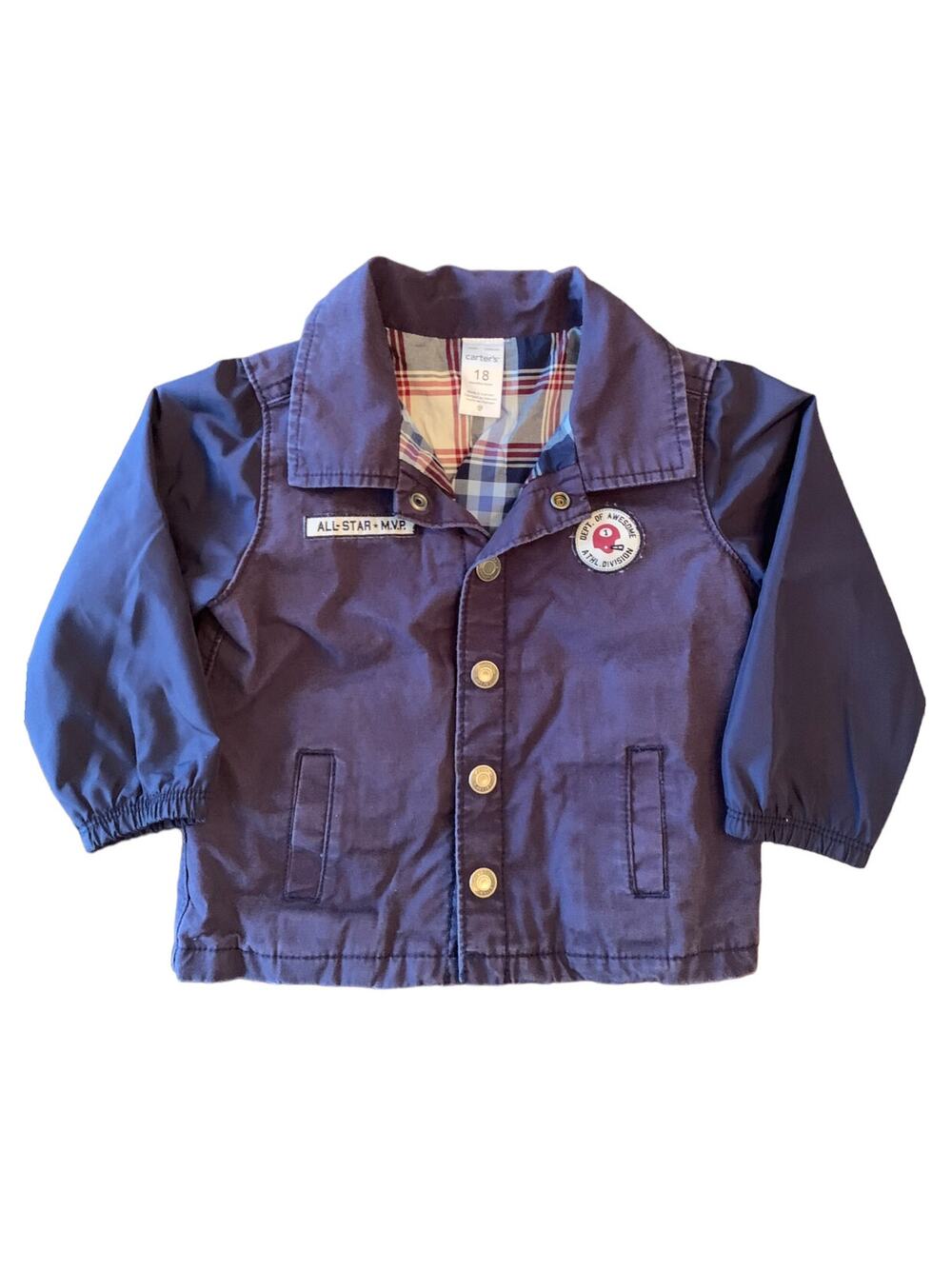 Carter's MVP Navy Spring / Lightweight Jacket. 18 Months.